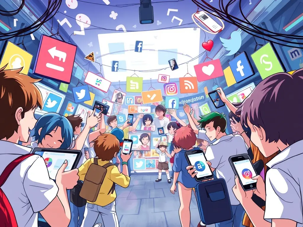 A vibrant social media feed displaying engaging content, interactive posts, and a thriving online community, illustrating the power of strategic social media marketing in building brand loyalty.